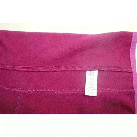 Athleta Athletic Fitted Tailored Vest Full Zip Magenta 4 Pockets Women's Size S - Picture 16 of 16